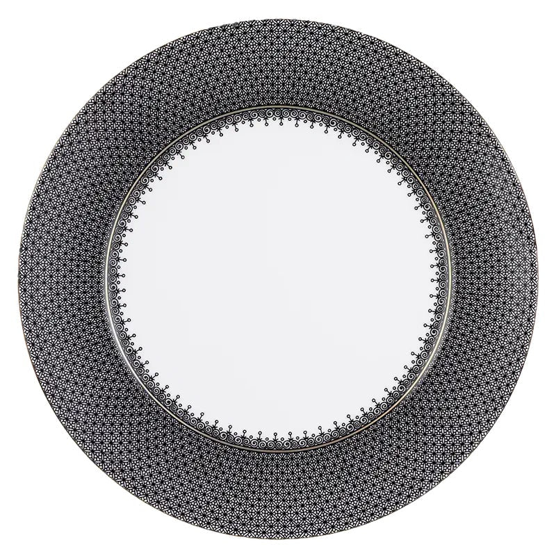Black Lace Service Plate