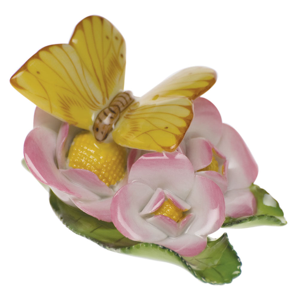 Herend Butterfly on Flowers