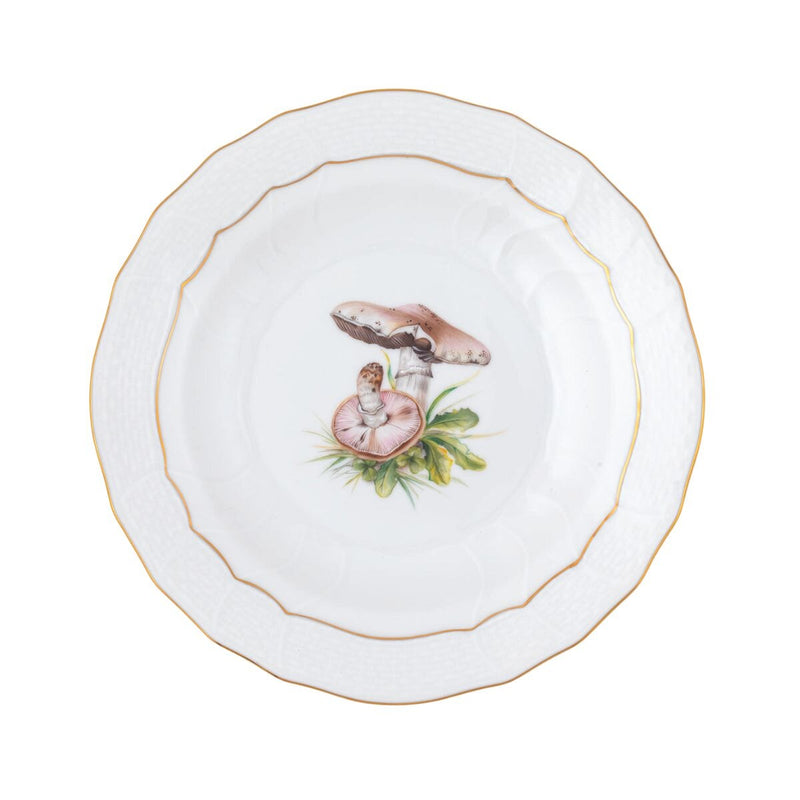 Herend Mushroom Luncheon Plate, Motif 1