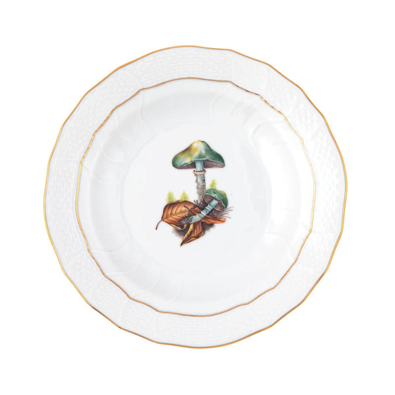 Herend Mushroom Luncheon Plate, Motif 6