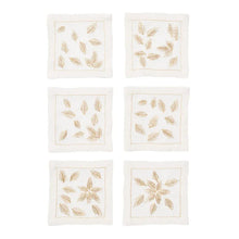 Gilded Breeze Cocktail Napkins, Set of 6
