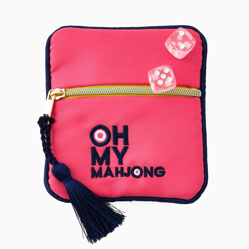 Pink Coin & Dice Bag