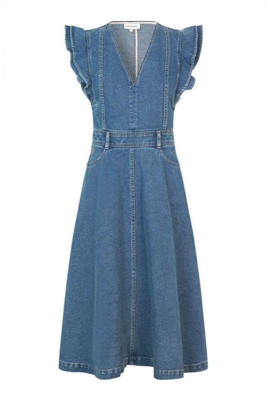 Denim Midi Dress