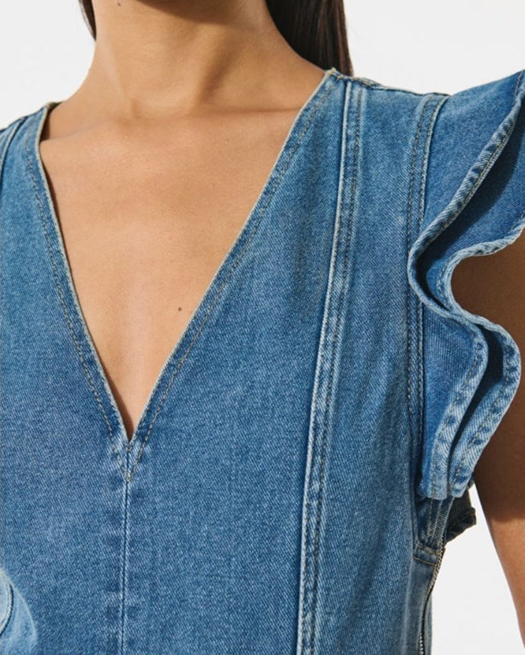 Denim Midi Dress