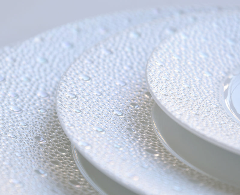 Écume Perle Oval Platter, 12"