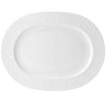 Écume White Oval Platter, 13.5"