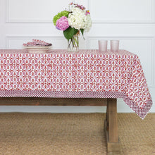 Fleur de Lis Rose 90" Round Tablecloth