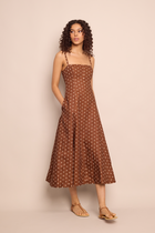 Gimlet Dress, Dots Khaki