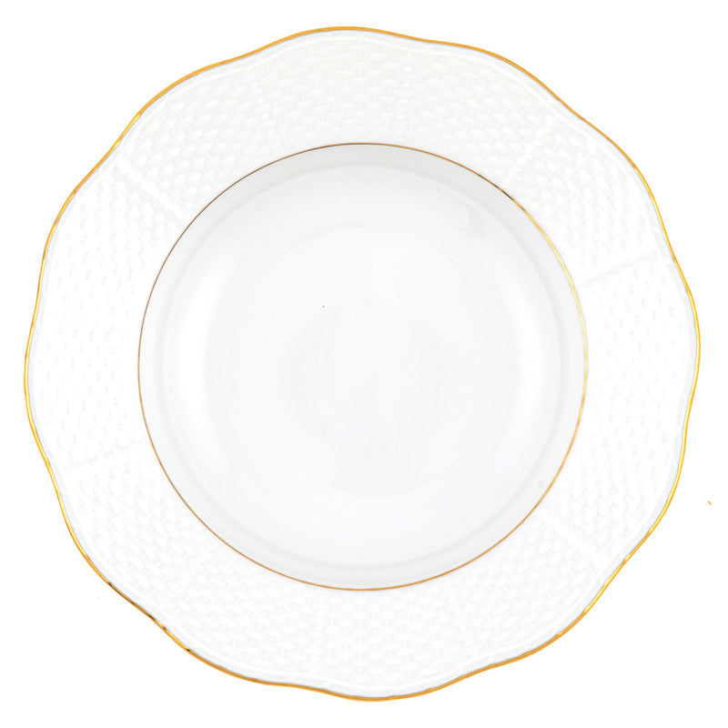Herend Golden Edge Rim Soup Plate, 8D