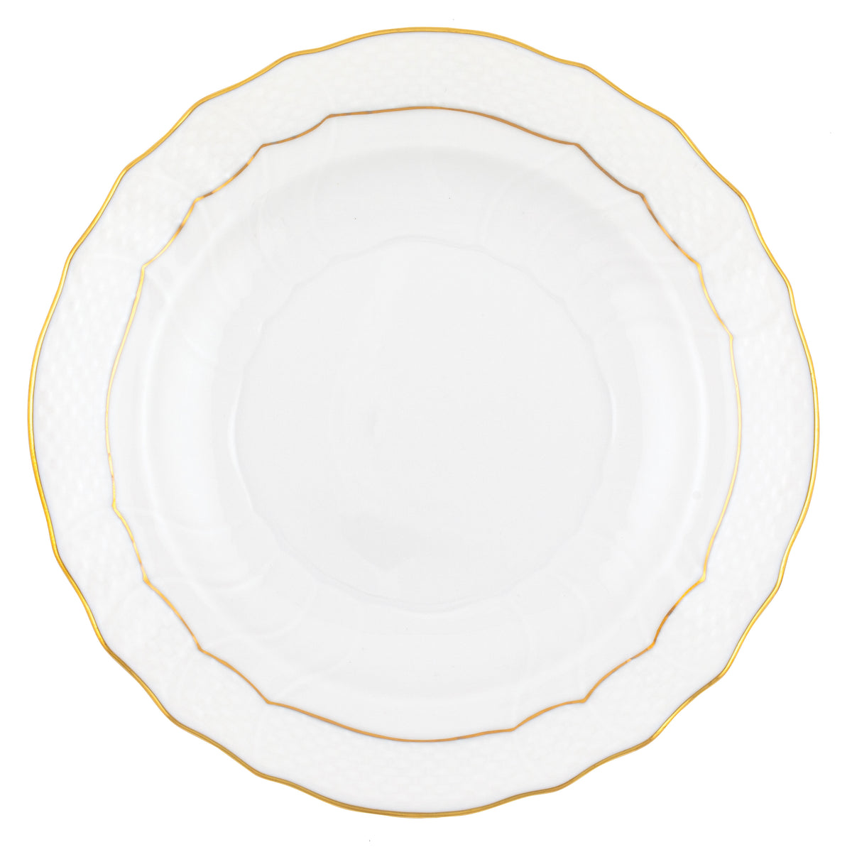 Herend Golden Edge Salad plate, 7.5D
