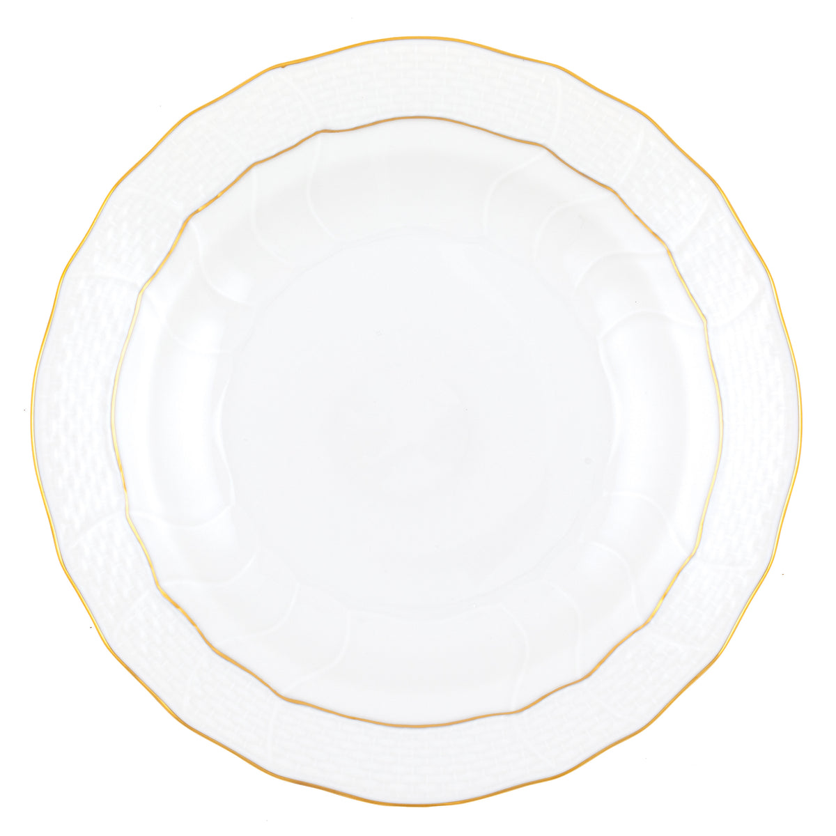 Herend Golden Edge Dessert plate, 8.25D