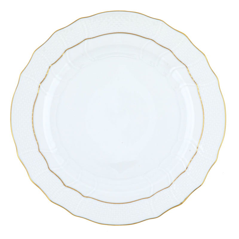 Herend Golden Edge Dinner plate, 8.25D
