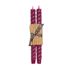 10" Wild Plum Rope Tapers