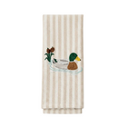 Embroidered Towel, Mallard