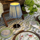 Chambray Scallop Lampshade