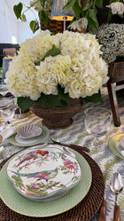 Rattan Footed Cachepot