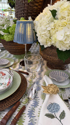 Chambray Scallop Lampshade