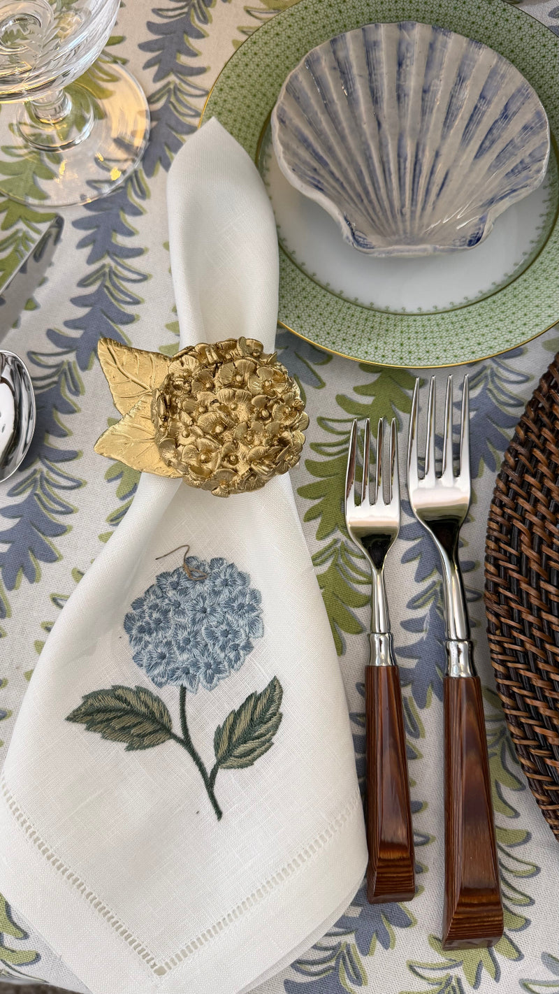 Hydrangea Napkin Rings