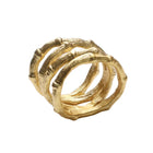 Bamboo Napkin Ring in Gold