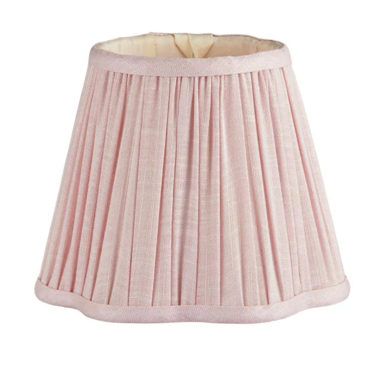 Light Pink Scallop Lampshade