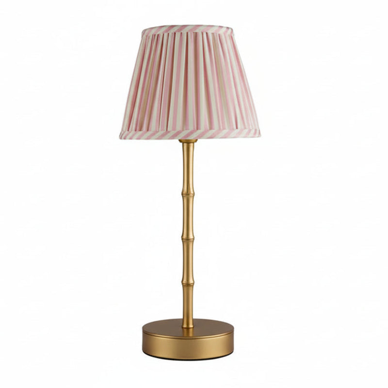 Matte Gold Bamboo Lamp Base