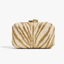 Le Zoo Gold Clutch