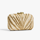 Le Zoo Gold Clutch