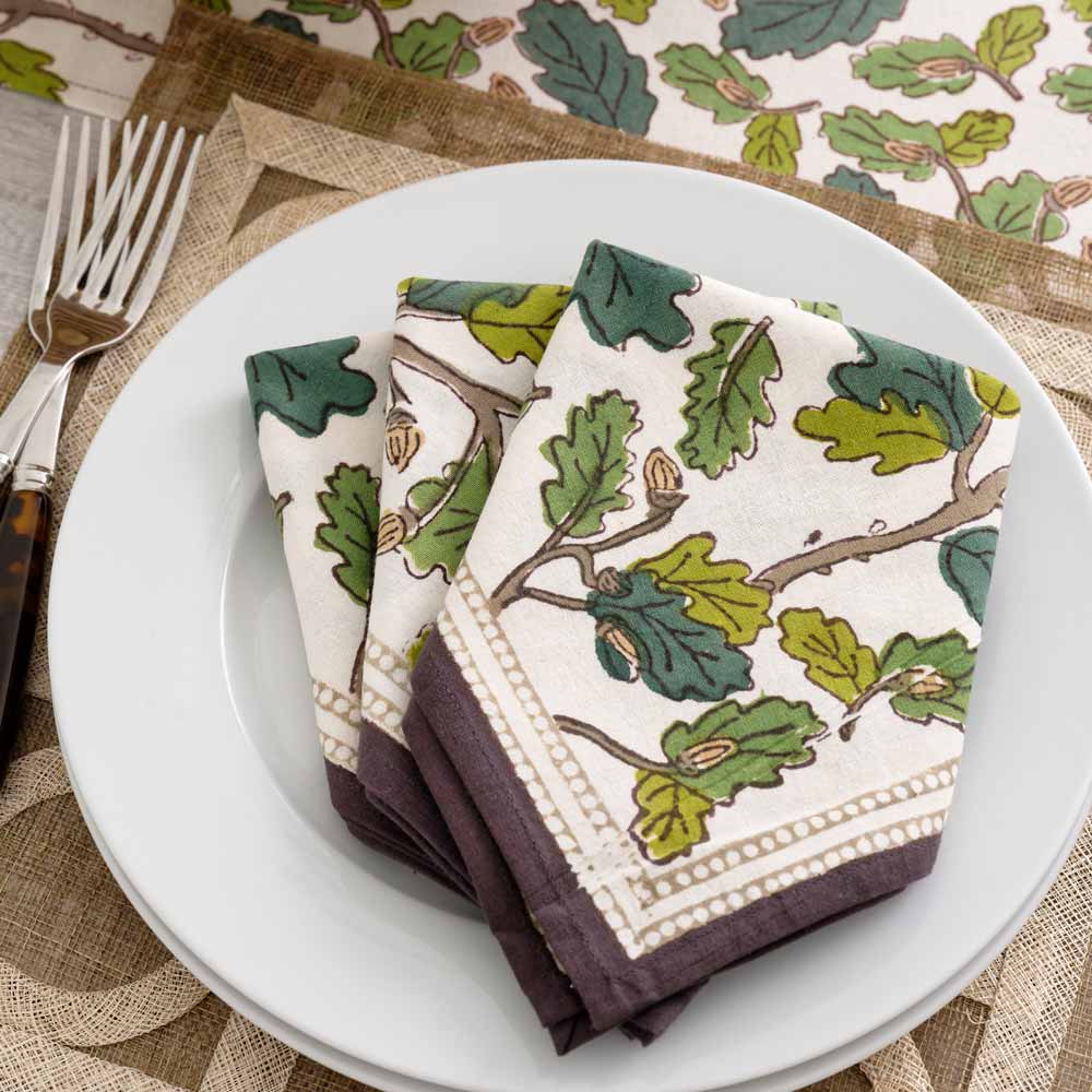 Maple & Acorn Napkin