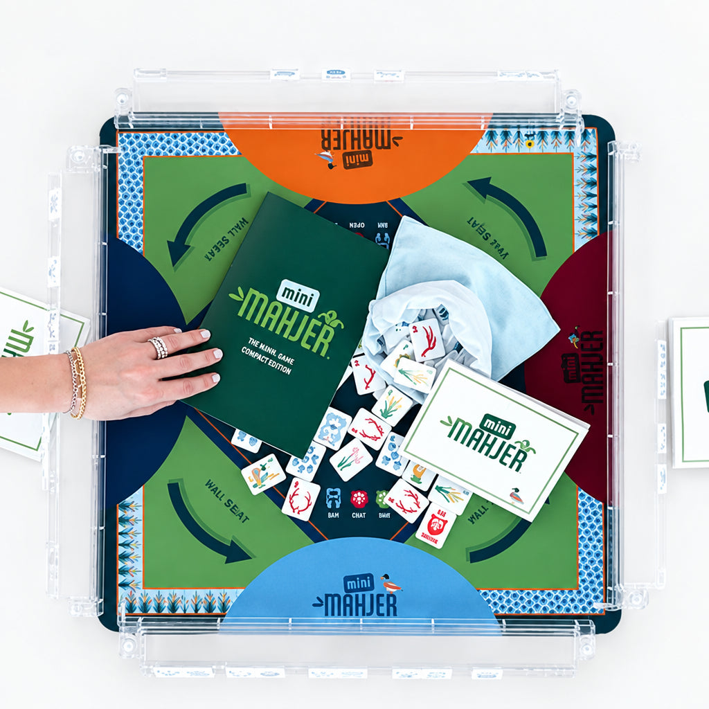Mini Mahjer Mahjong Beginners Set, Woodlands
