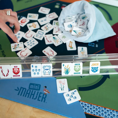 Mini Mahjer Mahjong Beginners Set, Woodlands