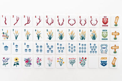Mini Mahjer Mahjong Beginners Set, Woodlands