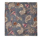 Paisley Vine Napkin in Blue & Gray