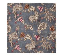 Paisley Vine Napkin in Blue & Gray