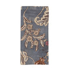 Paisley Vine Napkin in Blue & Gray
