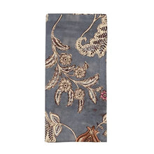 Paisley Vine Napkin in Blue & Gray