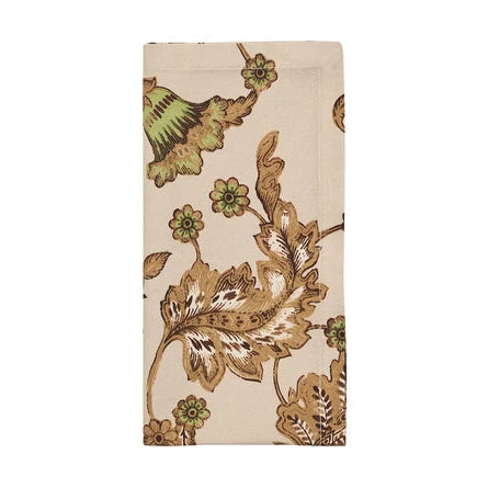Paisley Vine Napkin in Beige & Multi