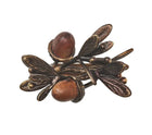 Acorn Napkin Ring in Brown & Gold