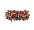 Tinsel Bow Napkin Ring in Red, Green & Gold