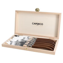 Orio Wood Steak Knives, Set of 6