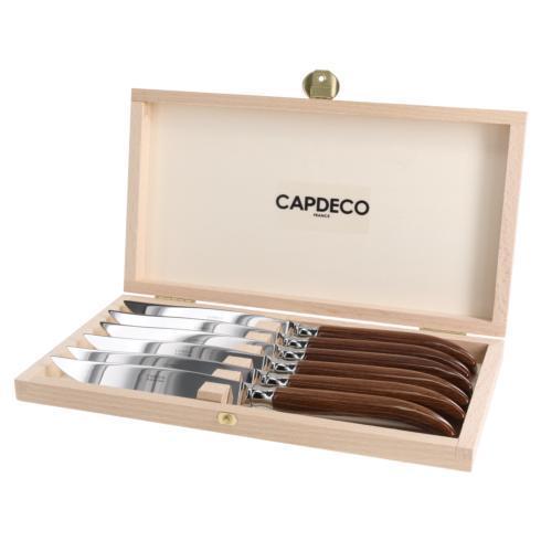 Orio Wood Steak Knives, Set of 6