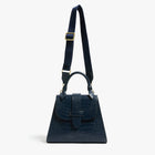 The Petite Leather Lady Bag, Navy