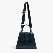 The Petite Leather Lady Bag, Navy