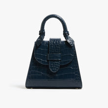 The Petite Leather Lady Bag, Navy