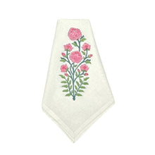Pink Flower Motif Napkin
