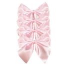 Pink Satin Bows, Set of 4