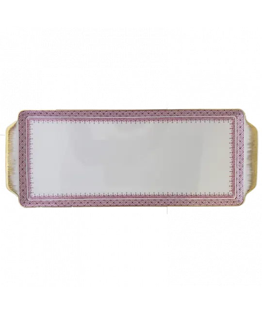 Pink Lace Sandwich Tray