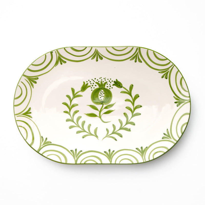 Pomegranate Crest Green Charcuterie Platter