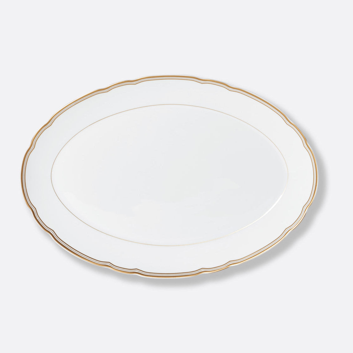 Pompadour Oval Platter, 13"