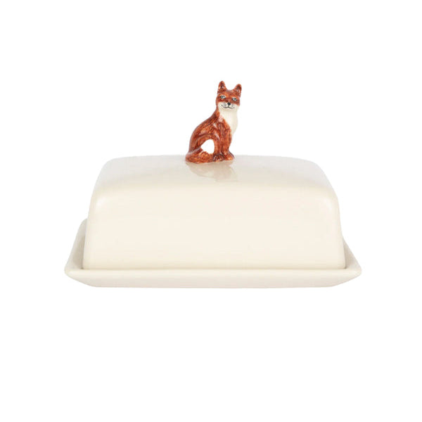 Fox Butter Dish