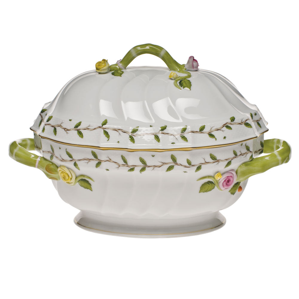 Herend Rothschild Garden Tureen with Branch